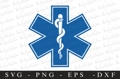 Star of Life SVG | SVG Cut files | Cricut Product Image 1