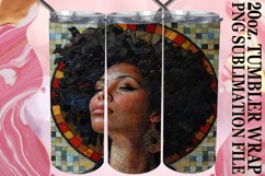 Stylish Black Woman 20oz Sublimation Product Image 1