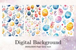 Easter Egg Background Backdrop Wallpaper Wall Art Product Image 1