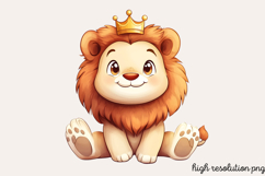 Quirky Safari Animals Clipart PNG Product Image 1