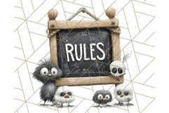 Cute Animals in Jail Clipart PNG, Funny Prisoner Critters Product Image 3