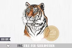 Tiger #2 PNG Sublimation, Tiger face png, Tiger head png Product Image 1