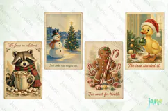Funny Christmas Card Clipart Product Image 1