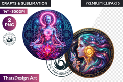 International Women's Day Round Cliparts &amp; Backgrounds PNG Product Image 1