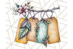 Fall Market Stall Clipart PNG, Rustic Autumn Clip Art Product Image 3