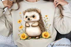 Charming Fairy Woodland Animals Clipart PNG Product Image 1