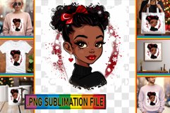 Stylish PNG Art for TSHIRTS, Xmas Girl Product Image 1