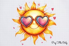 Cute Valentine Kawaii Clipart PNG Product Image 1