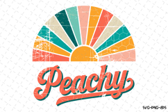 Peachy Svg | Quotes Svg | Svg Cut Files Product Image 1