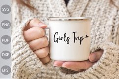 Girls Trip SVG Cut Files / Girls Vacation SVG Design Product Image 3