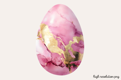 Pastel Pink Easter Watercolor Clipart PNG Product Image 1