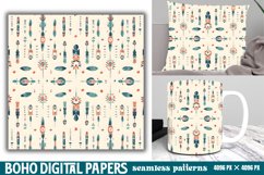 Boho Digital Papers Seamless Pattern Product Image 1