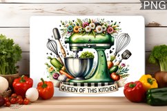 Queen Of This Kitchen - Cutting Board Sublimation Design Product Image 1
