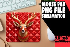 Festive 3D Inflated Christmas Design for Mouse Pads Product Image 1