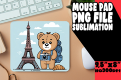 Joyful Mouse Mat Designs for Kids, Cute Bear Product Image 1