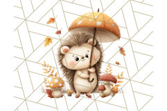 Woodland Autumn Critters PNG Clipart, Cute Fall Animals Product Image 3