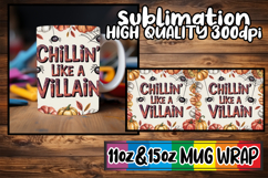 Refreshing moments sublimation mug wrap, Halloween Product Image 1