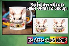 Charming Spring Bunny Mug Art Product Image 1