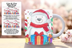 11oz 15oz Sublimation Mug Wrap - Christmas Art Product Image 1