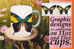 Whimsical Butterflies on Mug Product Image 1