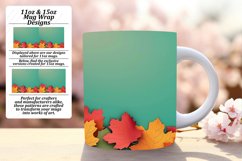 Sublimation Mug Wrap with Vibrant Gradient Designs Product Image 1