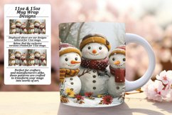 Holiday Gingerbread Design 11oz/15oz Mug Wrap Product Image 1