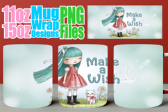 Happy vibes 11oz 15oz sublimation wrap, Birthday Girl Product Image 1