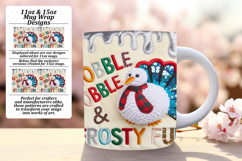 Gorgeous 15oz Mug Wrap Png Template , Holiday Product Image 1