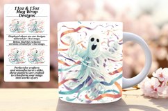 Easter Spirit: Ghost Pattern Mug Wrap Product Image 1