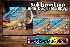 Oceanic Marvel Mug Wrap Sublimation, 11oz 15oz Product Image 1