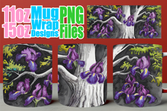 Refreshing vibes 11oz 15oz sublimation wrap, Spring Tree Product Image 1