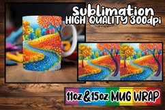 Majestic Nature Mug Wrap Sublimation for 11oz 15oz Cups Product Image 1