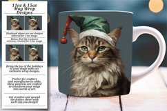 Xmas Kitty Celebration Mug: 11oz/15oz Product Image 1