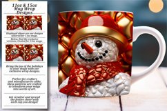 3D Inflated Puff Festivity: Christmas Mug Wrap Product Image 1