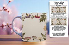 BEAUTIFUL PNG for 15oz Mug Wrap , Flowers Product Image 1