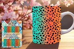 Glittering Leopard Print Mug Wrap 11oz/15oz Patterns Product Image 1
