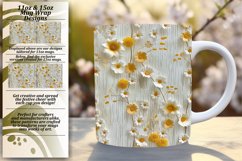 Spring Blossom Stripe Mug Wrap - Sublime Wonder Product Image 1