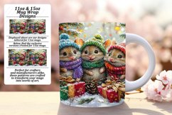 Chic 15oz Mug Wrap Png Design , Cute Xmas Product Image 1