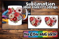 Embraced in Love: 3D Valentine Embroidery Wrap Product Image 1