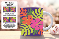 LUXURIOUS 11oz PNG Mug Wrap Template , Flowers Product Image 1
