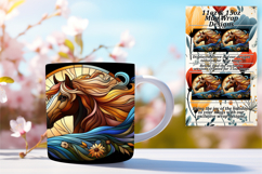 Luxurious 11oz Mug Wrap Png Design , Animals Product Image 1