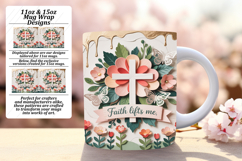 Cute 15oz Mug Wrap Png Artwork , Christian Product Image 1