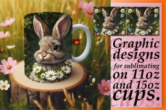Easter Joy: 3D Mug Wrap Sublimation - Adorable Animals Product Image 1