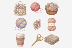 Crochet Club PNG Clipart Bundle Product Image 3