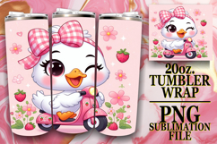 PRESENT OF LAUGHTER 20oz TUMBLER WRAP, Cute Goose Product Image 1