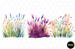 Watercolor Grass Clipart , Watercolor Clipart Product Image 1