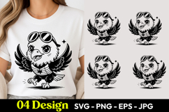 Aviator Owl SVG PNG Product Image 1