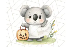 Halloween Animal Costumes PNG, Cute Spooky Animals Clipart Product Image 3