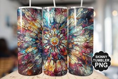 Stained On Stained Glass Tumbler Warp - Tumbler Design Product Image 1