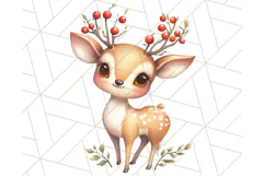 Whimsical Woodland Animals and Nature PNG, Forest Animals Product Image 3